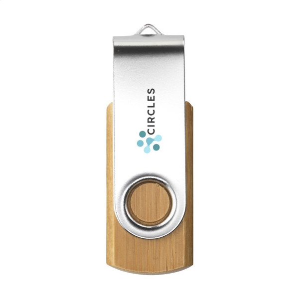 USB Twist Bamboo aus Vorrat 8 GB