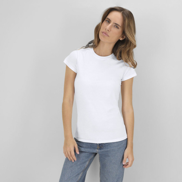 Frauen Weiß T-Shirt 