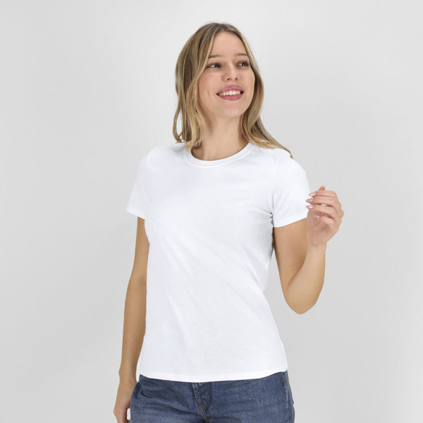 Frauen Weiß T-Shirt 