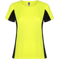 Fluor Yellow, schwarz